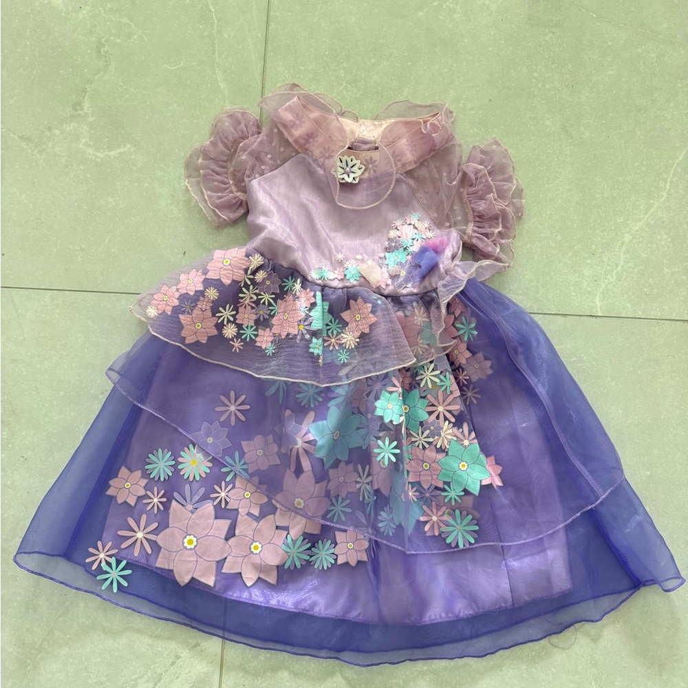 Disney Encanto Mirabela dress size 3T in excellent condition